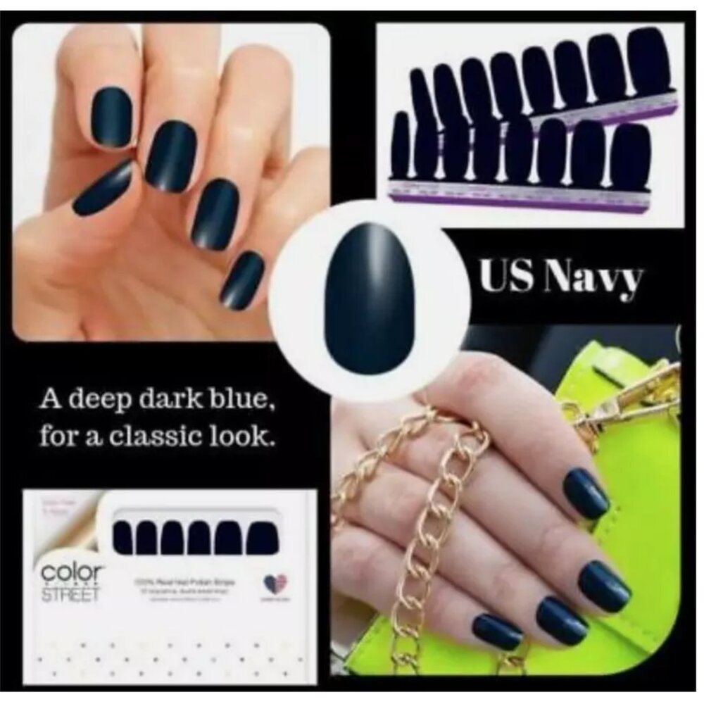 US NAVY Color Street Nail Set